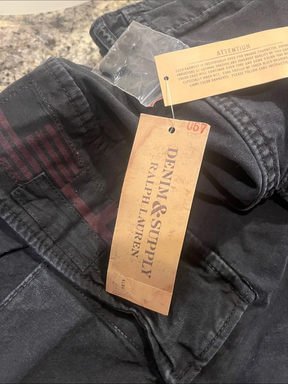 Ralph Lauren Denim & Supply Cargo Pants new blue Mens Size 40x32